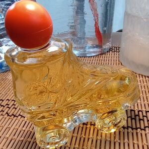 Avon Rollin' Great Rollerskate Bottle Zany Cologne 1980-81, Box Fair to Rough